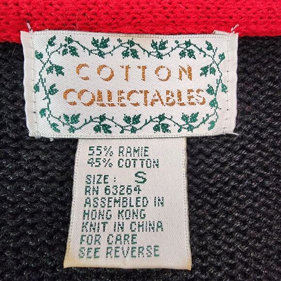 Cotton Collectables Women Cardigan Sweater Holiday Ugly Christmas S Knit Teacher - Picture 10 of 11